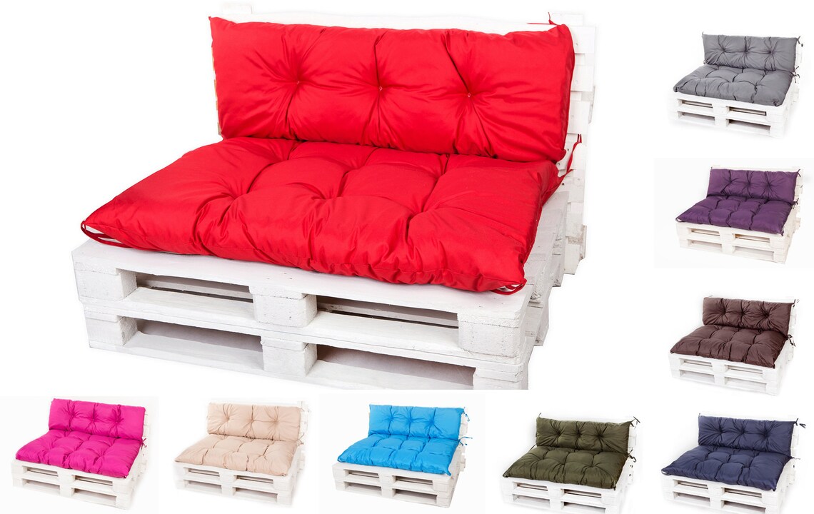 Pallet cushions Cushions for pallets outdoor cushions Etsy