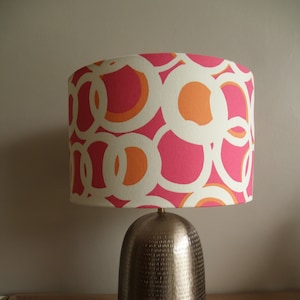 Abat-jour Scion Zsa Zsa Fabric - Chilli Linen & Peony - 30cm ou 40cm