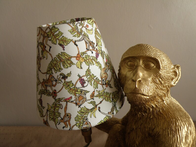Ceiling Lighting Bespoke Candle Clip Lampshade In Botanical