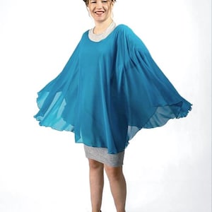 Chiffon poncho