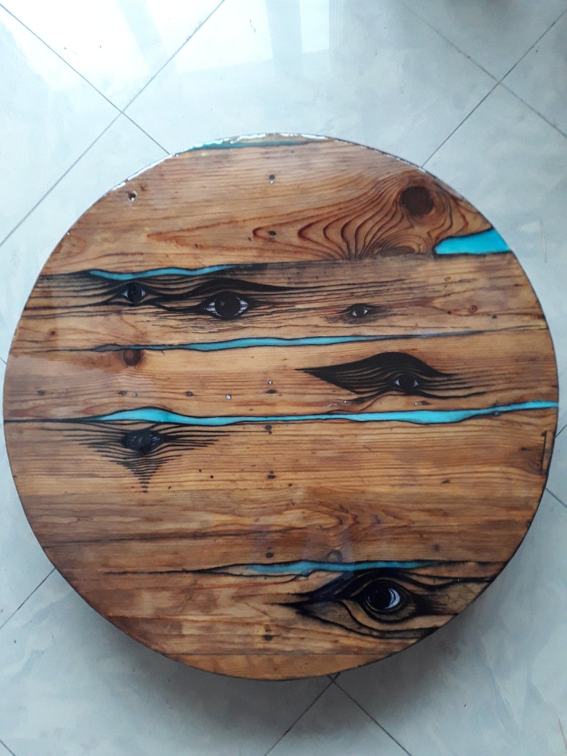 Resin Table Antique Coffee Table Etsy