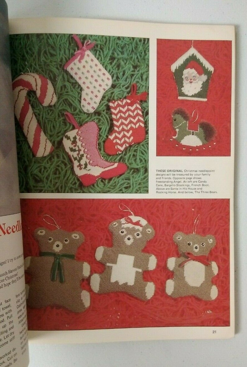 Christmas in the Country Vintage 1976 Craft and Recipe Paperback Book