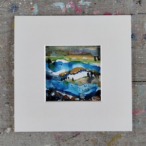 The Breath - Pittura astratta, Arte originale, Arte astratta, Paesaggio astratto