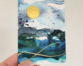 Original ACEO: Miniature Art, 2.5 x 3.5 inch