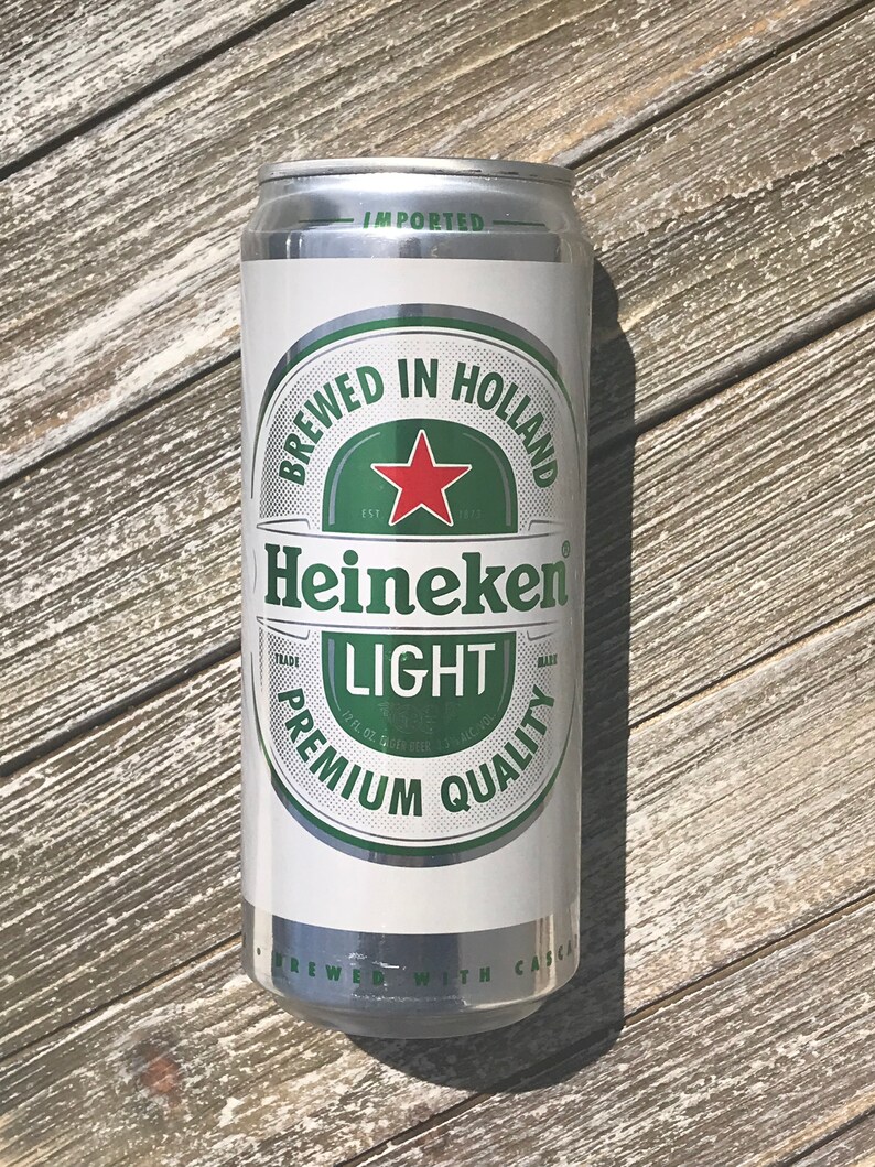 Heineken Light Candle 12 Oz Beer Candle Man Candles Man Etsy