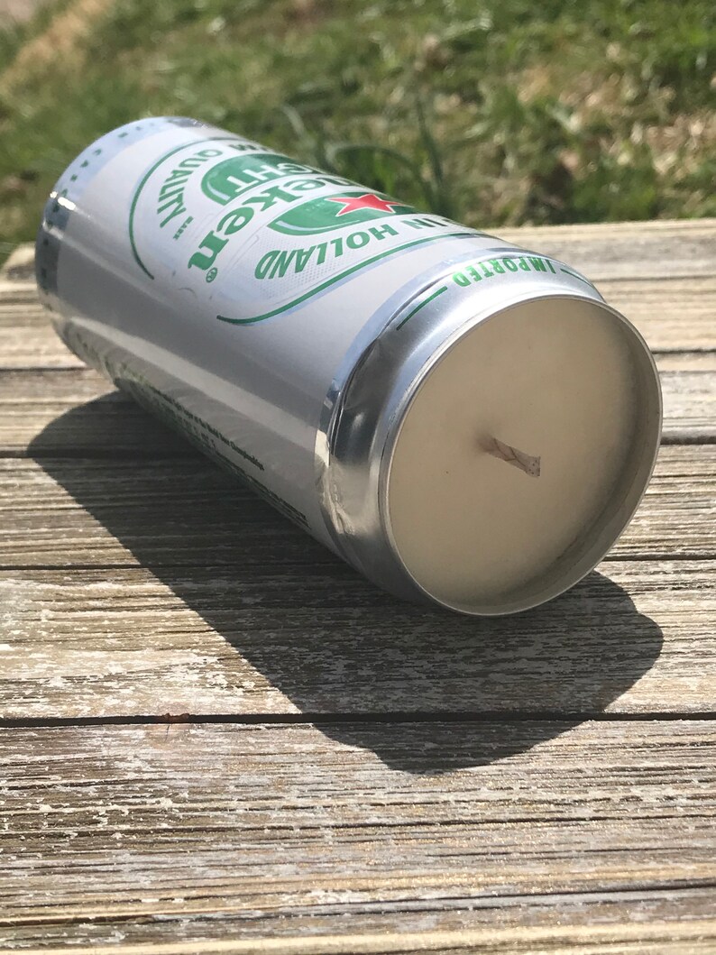 Heineken Light Candle 12 Oz Beer Candle Man Candles Man Etsy