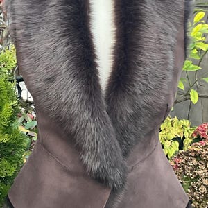 Brown, Grey, Honey, Beige, Toscana Lambskin Fitted Waistcoat, Sheepskin Sleeveless Jacket, Sheepskin Vest, Size: XS,S,M,L,XL