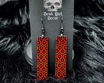 Red balloon earrings clearance