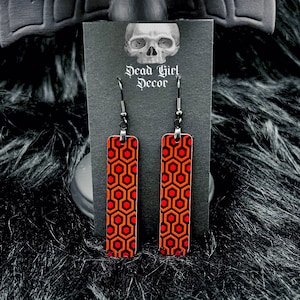 The Shining inspired dangle earrings-2 styles-horror