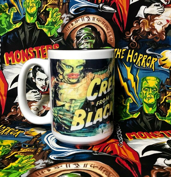 Creature From The Black Lagoon 15 Oz Coffee Mug Etsy