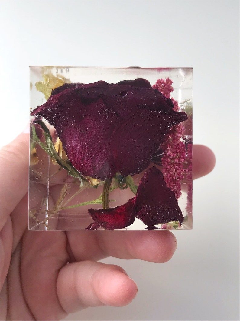 Funeral flower preservation keepsake memorial flowers set Etsy