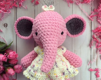 My Little Elephant Amigurumi Crochet Toy Pattern