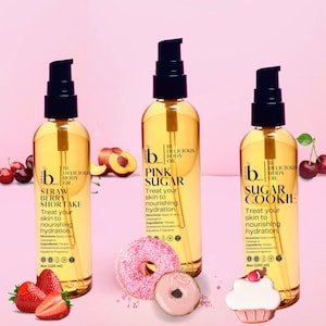Body Oil moisturize your skin with a sweet massage oil add the matching Body Butter for delicious scent and glow