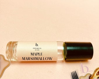 Maple Marshmallow Perfume Oil  Fragrance Notes Maple Sugar  Marshmallow Cream  Alcohol Free 10ml