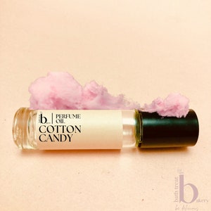 Cotton Candy Perfume Oil: Spun Sugar, Berries & Vanilla (10ml)