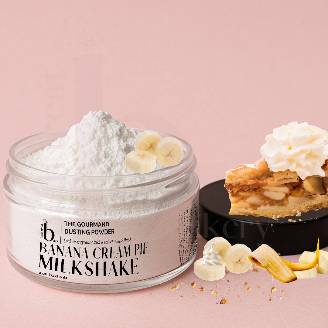 Banana Cream Pie Dusting Powder – Talc-free, Gourmand Scent for