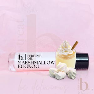 Marshmallow Eggnog Perfume Oil Roll On Alcohol Free Cruelty Free 10ml
