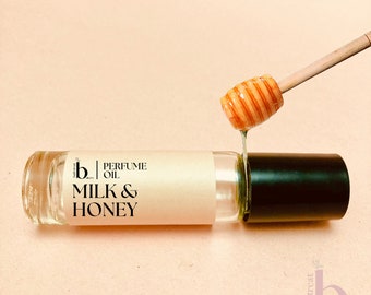 MILK AND HOnEY Perfume Oil  Fragrance Vanilla AlmOnd TOnka Bean Alcohol Free 10ml