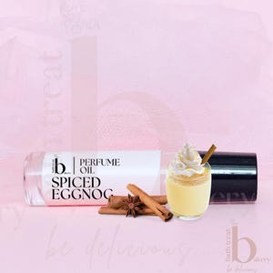 Spiced Eggnog Perfume Oil Roll On Alcohol Free Cruelty Free 10ml