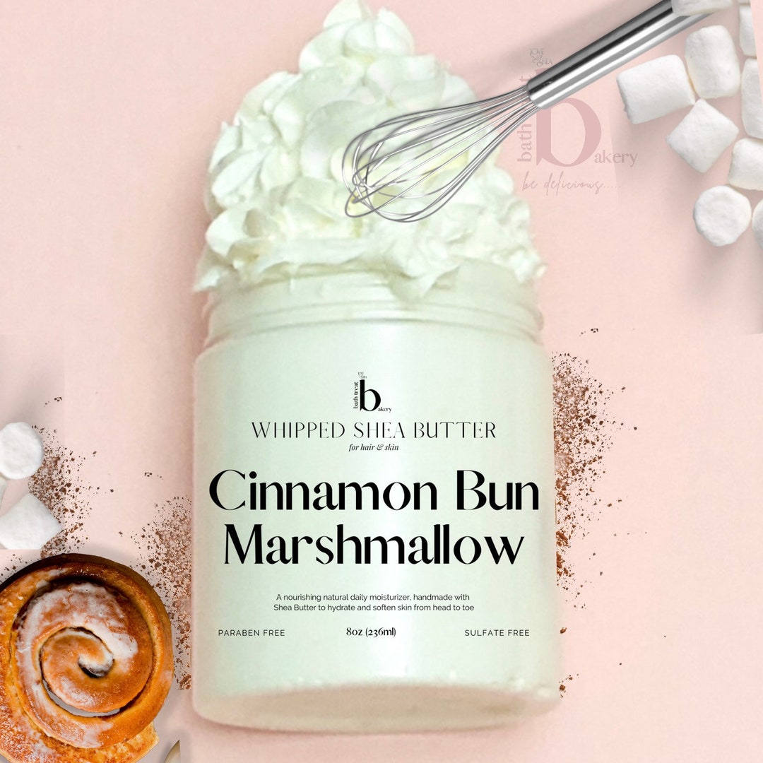 Cinnamon Marshmallow Body Butter Whipped Shea Butter Etsy