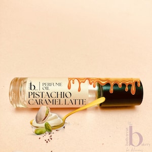 Caramel Pistachio Latte Perfume Oil - 10ml Roller Bottle