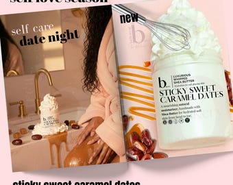 Whipped Body Butter Sticky Sweet Caramel Dates
