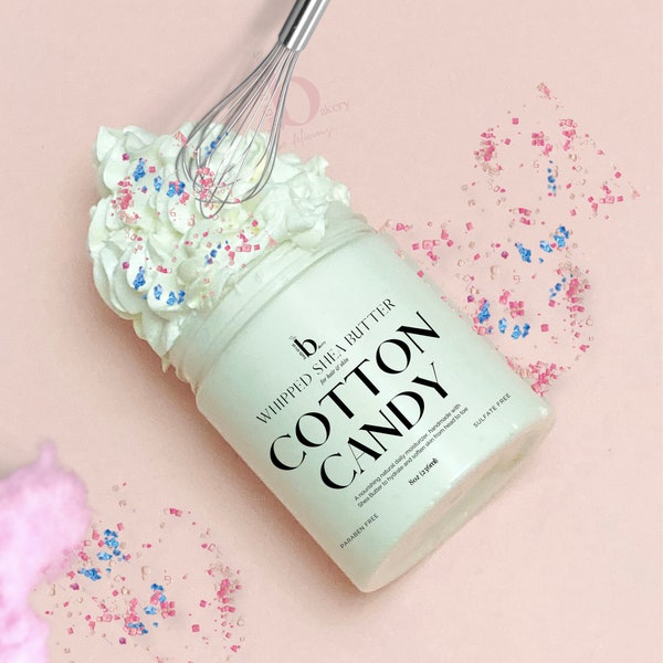 Body Butter  Cotton Candy Body Butter  Whipped Shea Butter  Body Lotion  Body Cream