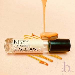 Caramel Glazed Donut Perfume Oil: Sweet Gourmand Fragrance (10ml)