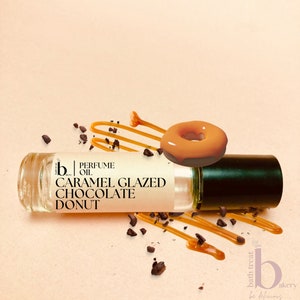 Caramel Glazed Donut Perfume Oil: Vegan Gourmand Fragrance