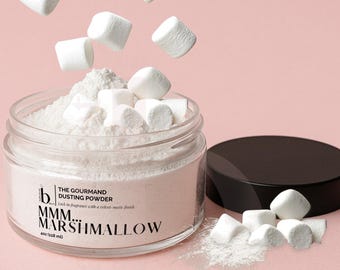 Marshmallow Dusting Powder - Vegan Talc Free Scent Layering Body Powder 4oz jar