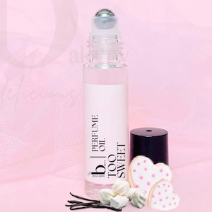 Too Sweet Perfume Oil: Marshmallow Sugar Cookie Scent (10ml)