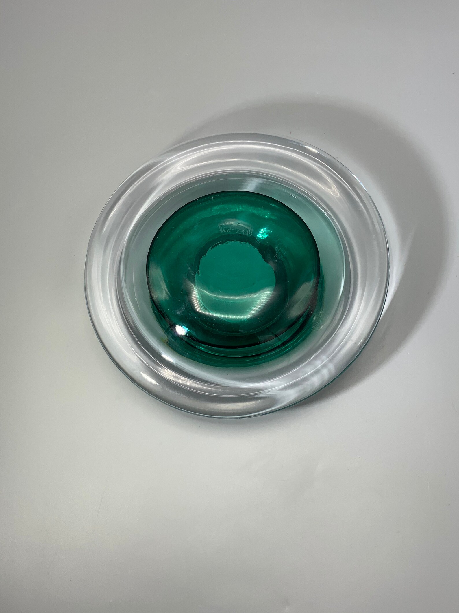 David Newsmall Signed UFO Shaped Art Glass Ikebana Vase Etsy Canada