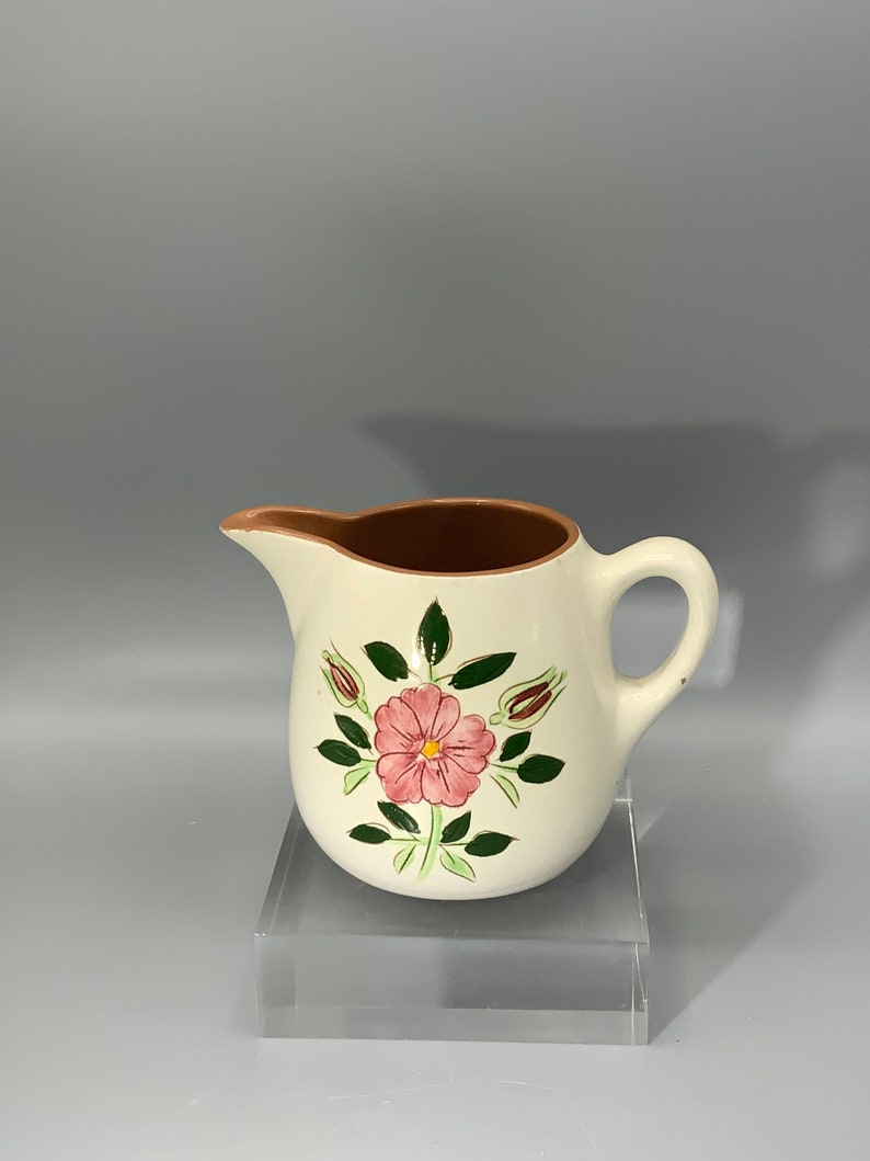 Stangle Pottery Wild Rose Milk Jug - dral.regionlima.gob.pe