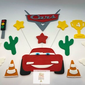 Cars Fondant Cake Topper Kit