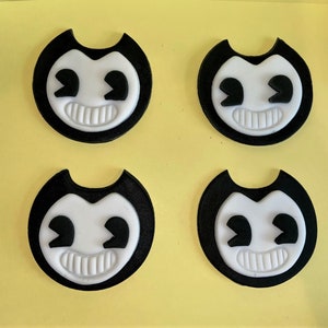 12 Bendy Fondant Cupcake Toppers