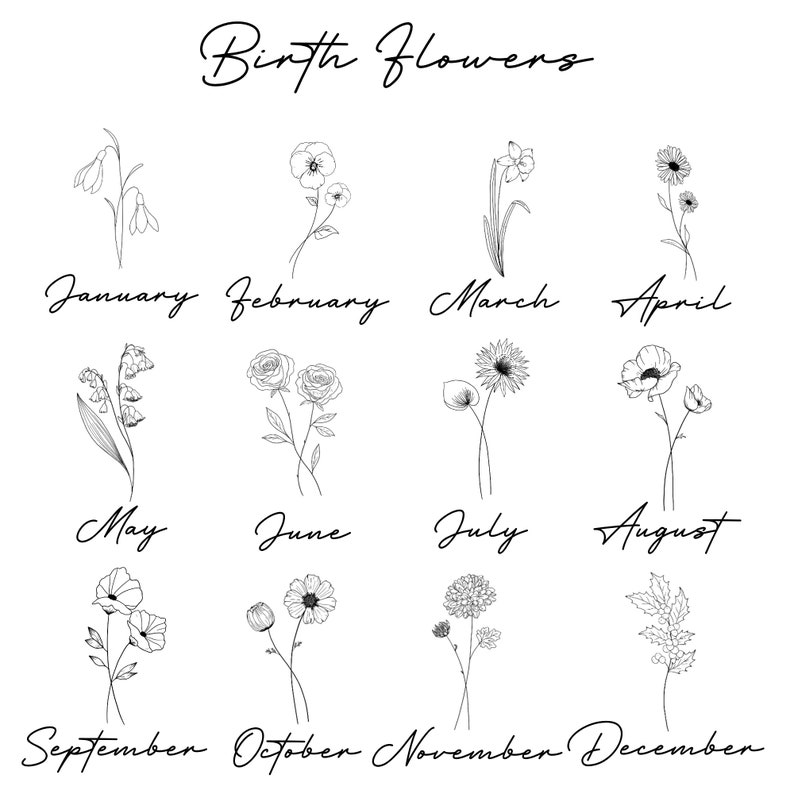 Personalised Birth Flower Arabic Name Crystal Diamante Ayatul Etsy UK