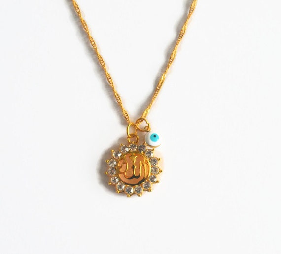 Shop Sydney Evan 14k Gold & Enamel Evil Eye Necklace from the Little Loves  Collection