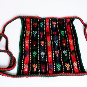 Portabebés antiguo – Portabebés de tela de lana – Fular estilo mochila vintage – Portabebés bohemio tradicional – Portabebés tejido