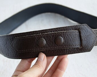 BOHO Vintage Panel Link Brown Horn Women Belt - Etsy display picture 3