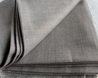 Vintage Light Gray Wool Tweed Fabric, 3.93 Yards, Suiting & Tailoring Fabric for Men’s Jackets, Coats and  Costumes
