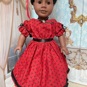 Victorian Gown for American Girl Doll Addy