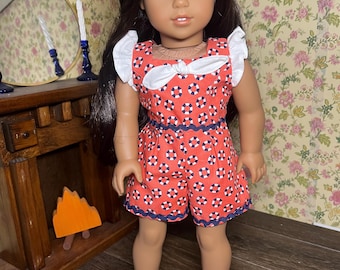 Nautical Vintage Playsuit for 18 inch Dolls