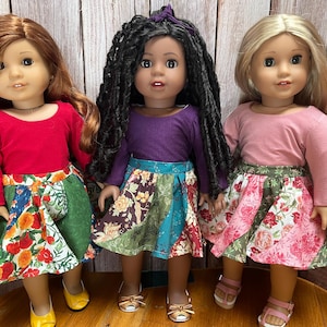 Swirl Skirts and Tops for 18 inch dolls