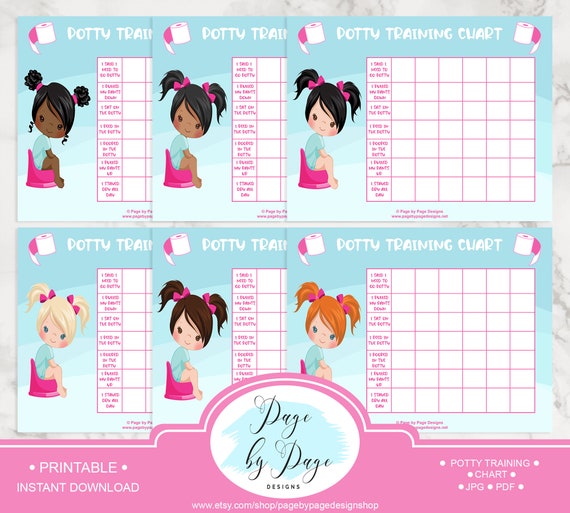 Girl Potty Training Chart