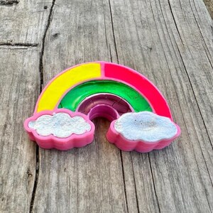 Neon Matte and Mica Rainbow Palette  Handmade Watercolor Half Pan Paints water colour calligraphy paint arts and crafts