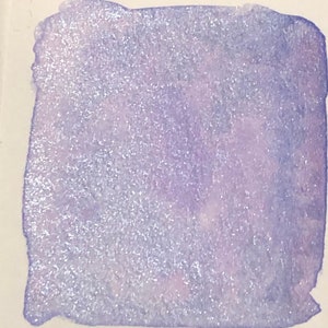 Fairy Tale Purple Mica Gradient Handmade Water color Half Pan Paints Watercolour paint