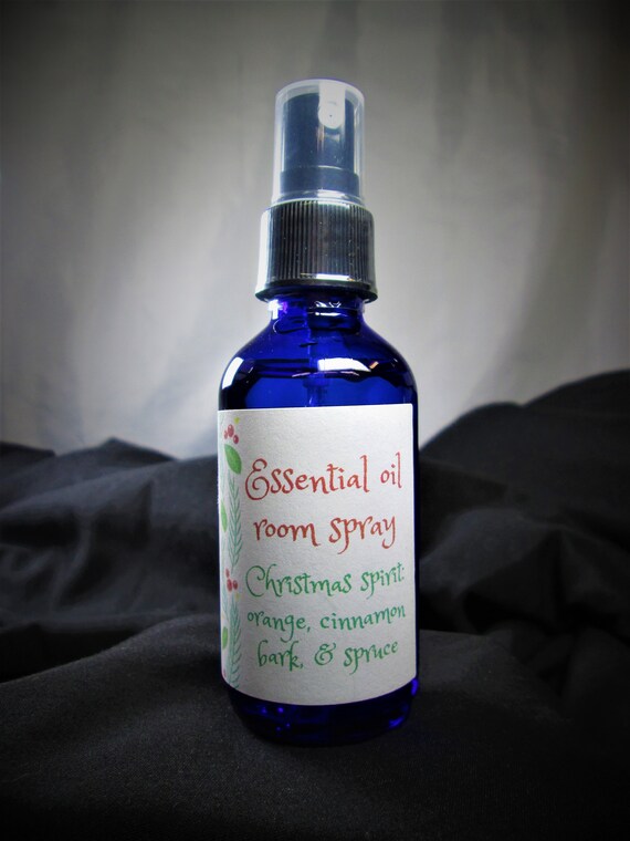 Christmas Spirit Natural Essential Oil Room Spray Aromatherapy 2oz Bottle