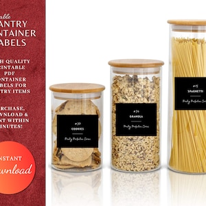 Pantry Labels