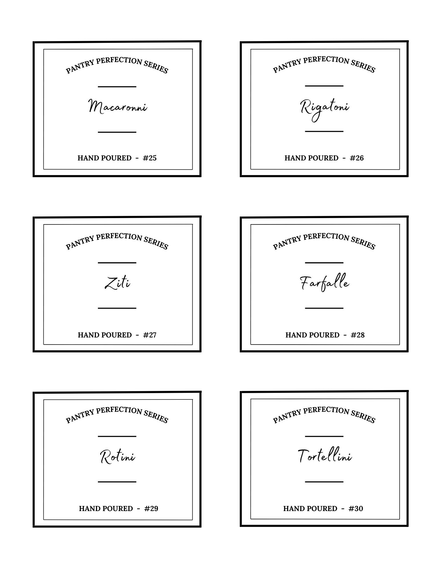 Pantry Labels Instant Download - Etsy