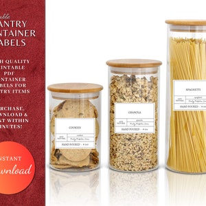 Pantry-etiketten
